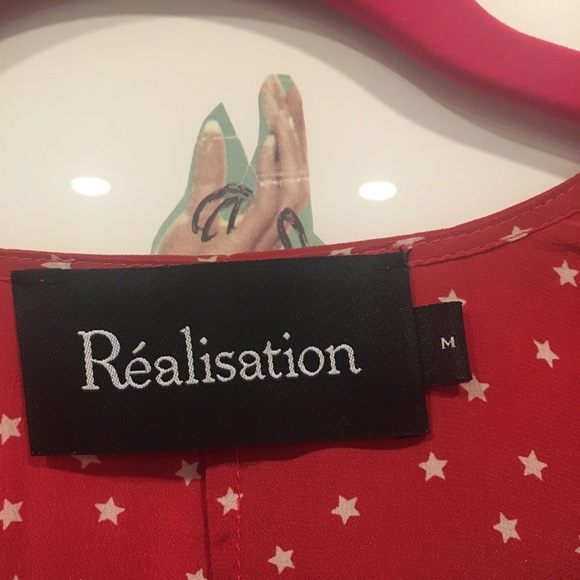 Realisation Par Bianca Red Star Top - Picture 5 of 5